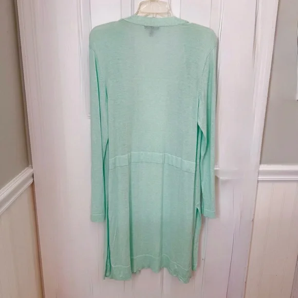 Eileen Fisher Lightweight Cardigan with Organic Cotton and Silk - Picture 2 of 6